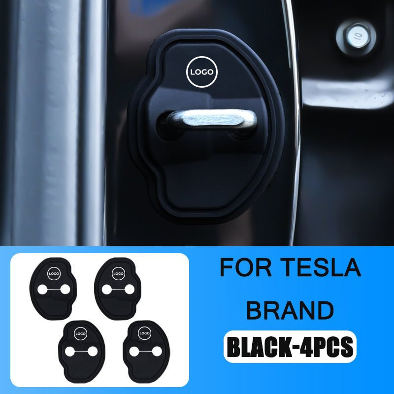 Car Silicone  Door Latch Protective Cover(4PCS)