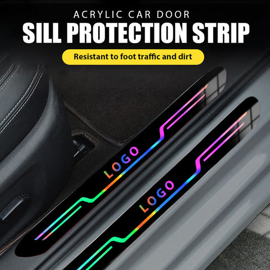 Acrylic Car Door Sill Protection Strip（4PCS/SET）