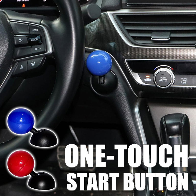 One-touch start rocker button