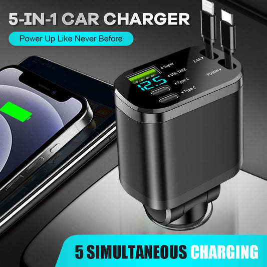 5-in-1 Car Charger