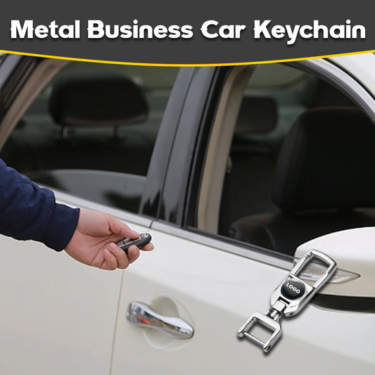 Metal Business Car Keychain