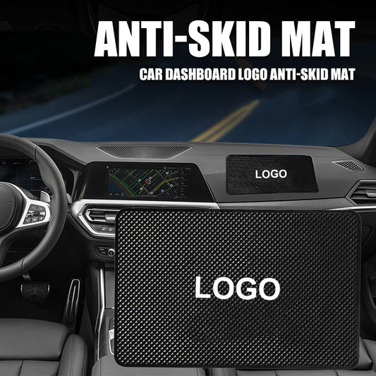 Car Dashboard Logo Anti-Skid Mat