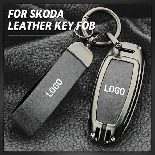 【For Skoda】 - Genuine Leather Key Cover