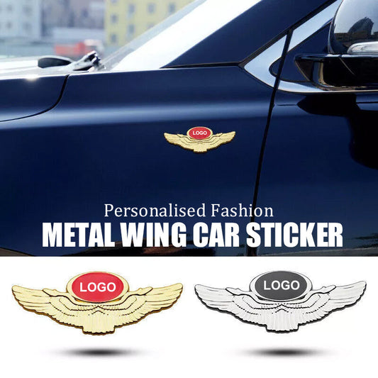 Car Metal Car Stickers Wings Car Logo Stickers