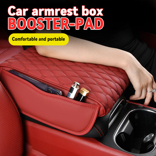 Car armrest box booster pad