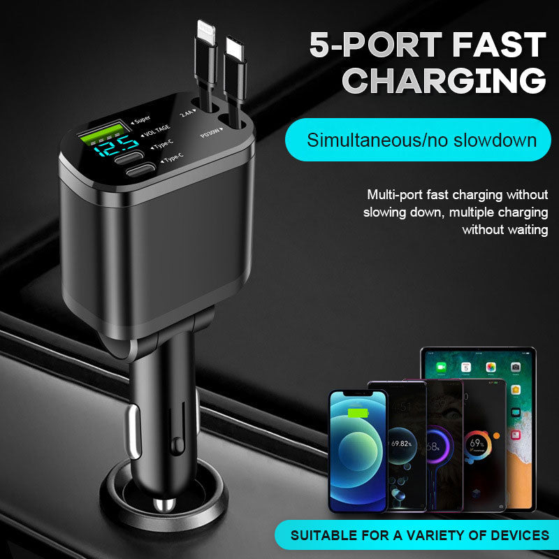 5-in-1 Car Charger