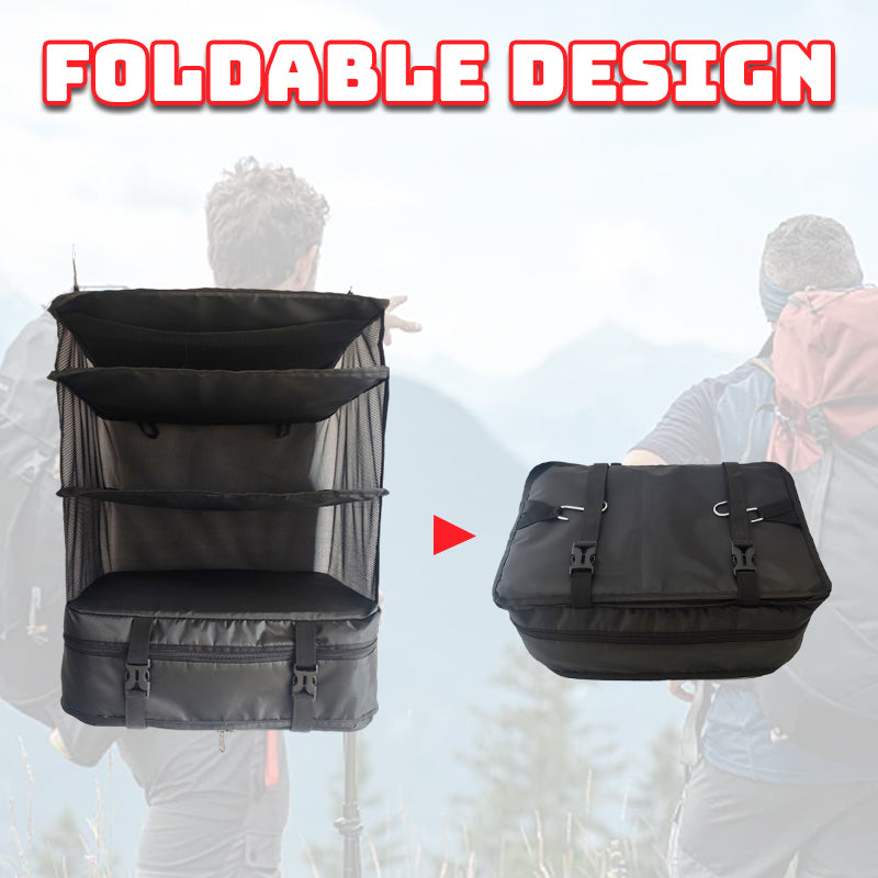 Foldable Three-Layer Hanging Bag Storage Bag