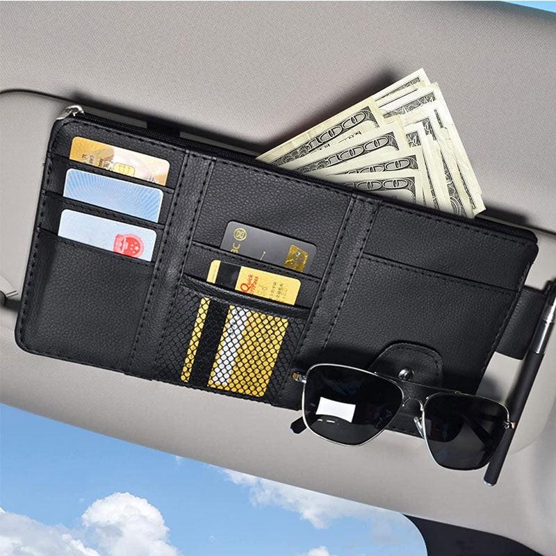 Car Sun Visor Business Card Holder