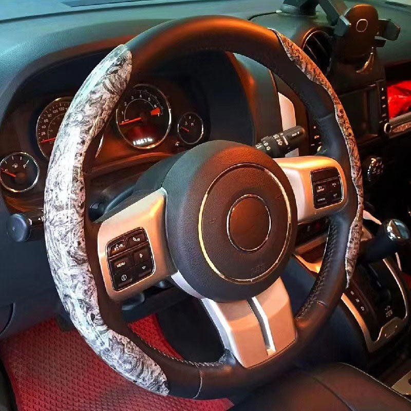 Car Wood Grain Steering Wheel Cover