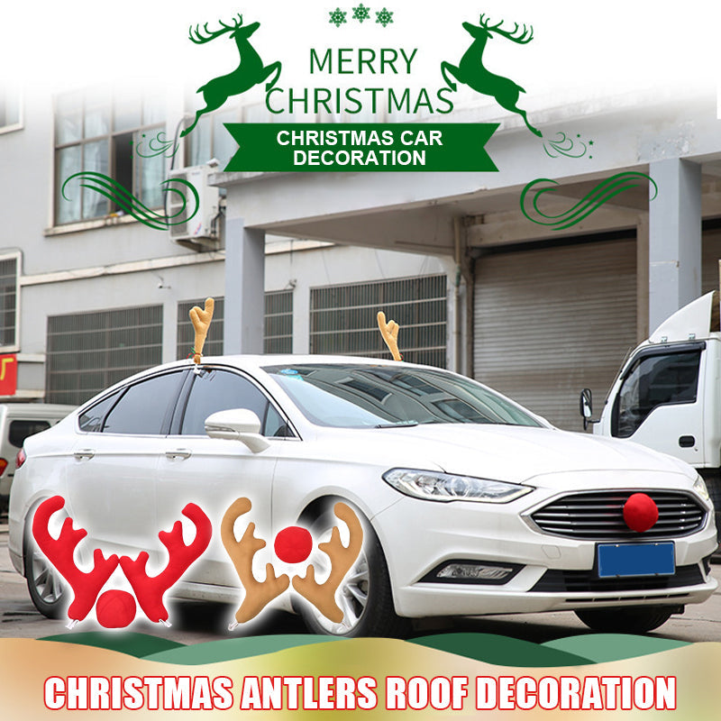 🎄Christmas Sale 40%OFF🎄Christmas Antlers Roof Decoration
