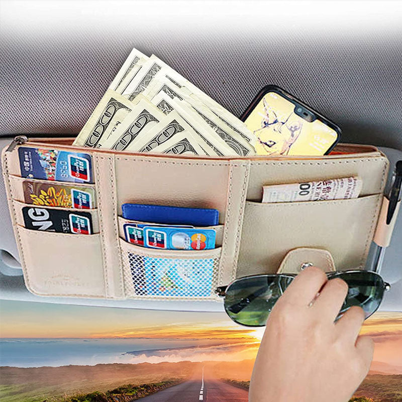 Car Sun Visor Business Card Holder