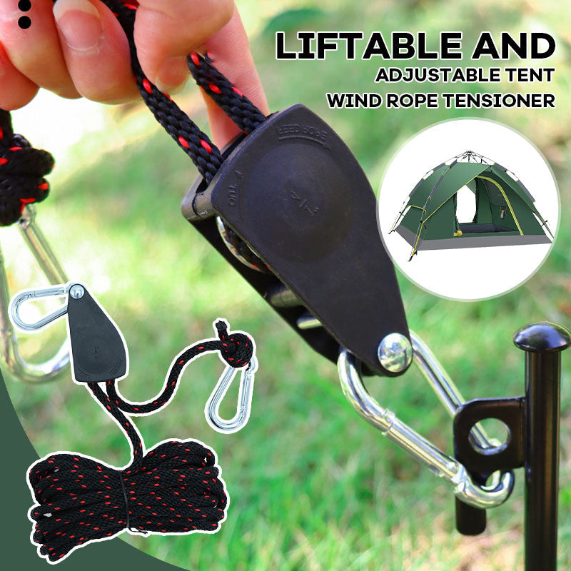 Liftable And Adjustable Tent Wind Rope Tensioner