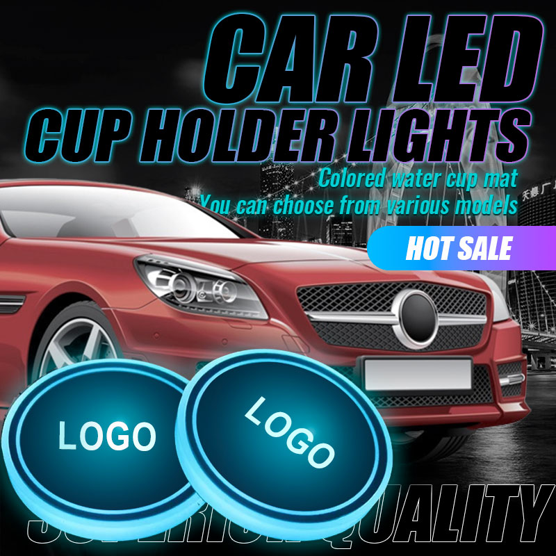 Car LED Cup Holder Lights