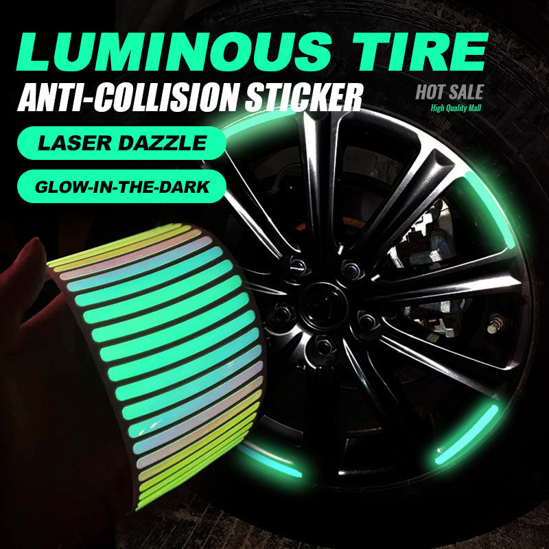 Luminous Tire Anti-Collision Sticker（20pcs)