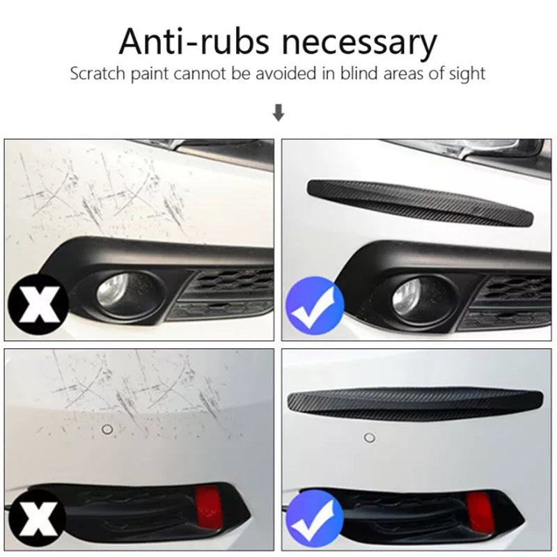 2 PCS Car Bumper Anti-collision Strip