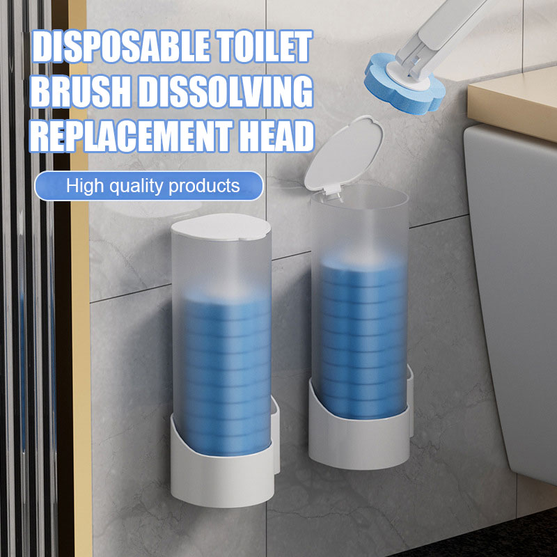 Disposable Toilet Brush Dissolving Replacement Head