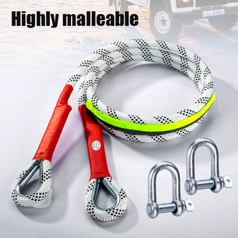 U-Shaped Steel Buckle Tow Rope