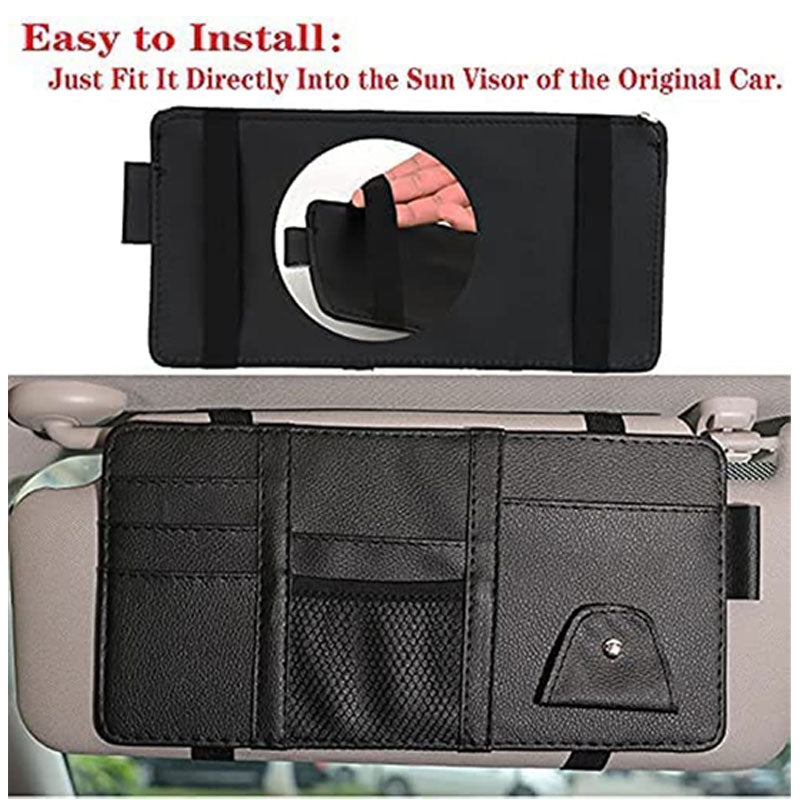 Car Sun Visor Business Card Holder