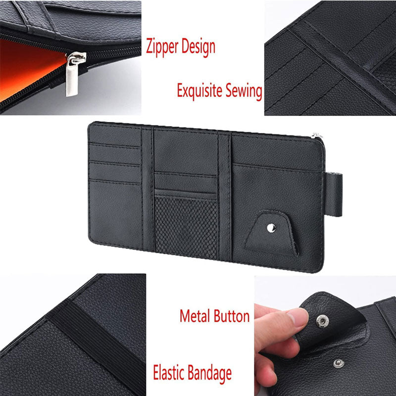 Car Sun Visor Business Card Holder