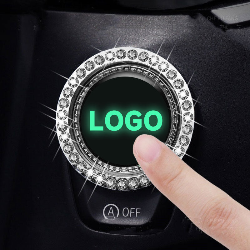 One-Key Start Modification Button Decoration Sticker