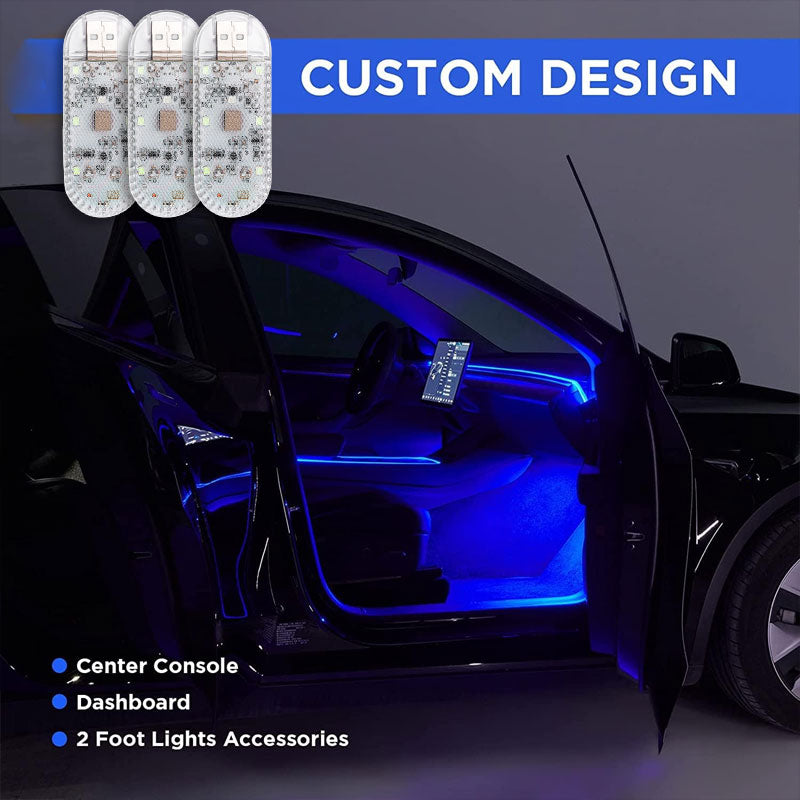 Touch Control Car Atmosphere Lights