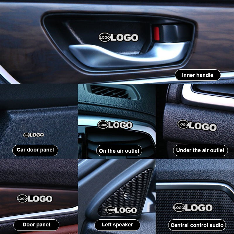 Automotive Interior 3D Metal Accents(4PCS)