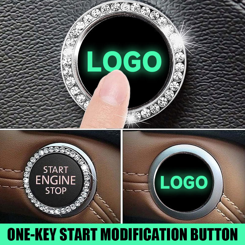 One-Key Start Modification Button Decoration Sticker