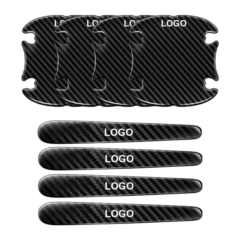 3D Carbon Fiber Door Bowl Handle Protective Sticker